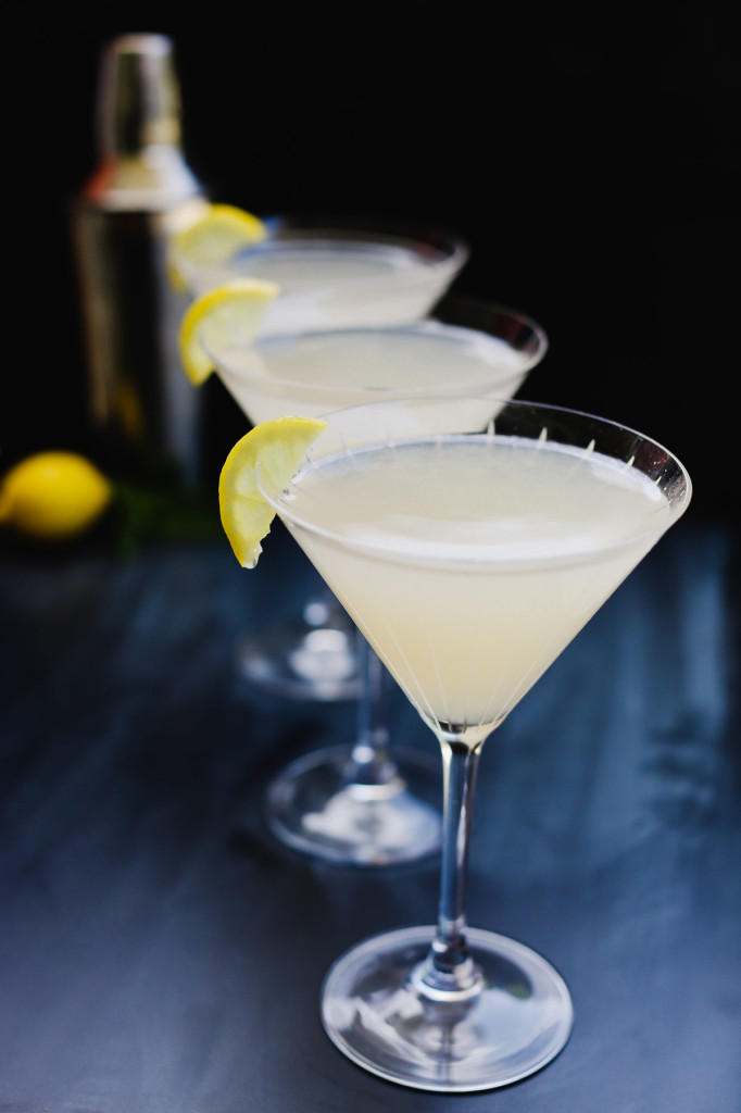 Lemon-Drop Basil Martinis | Signature Wedding Cocktails