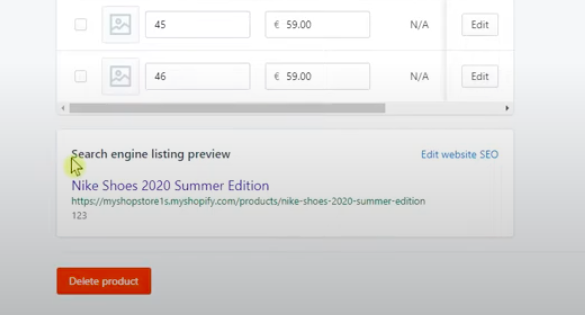 How can i change the URL of a product page