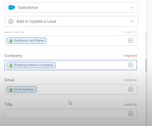 Add order shipping information