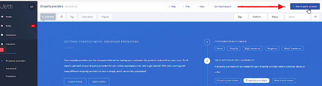 Dropship providers