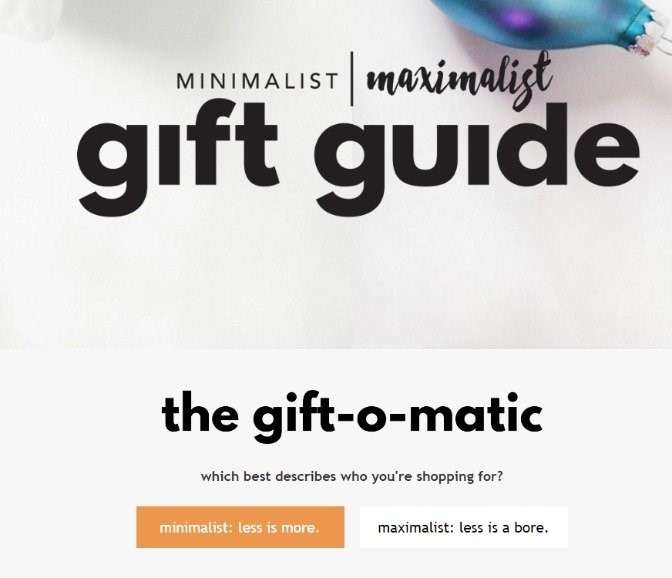 Holiday marketing gift guide