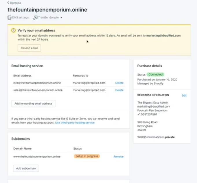 Can you change your Shopify store name