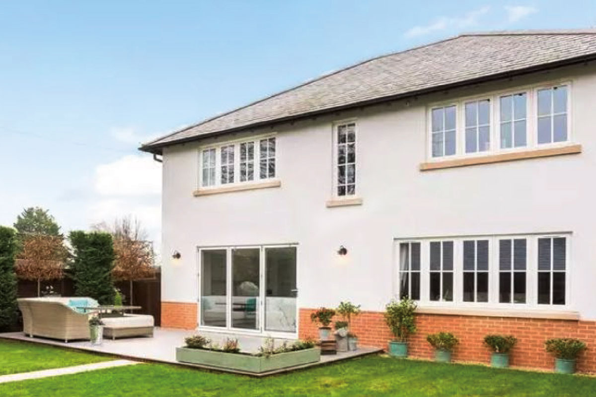 Photo inspiration: Fresh Look at Modern Family Home With Traditional Features