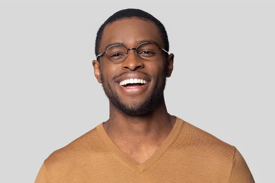 A nice man smiling