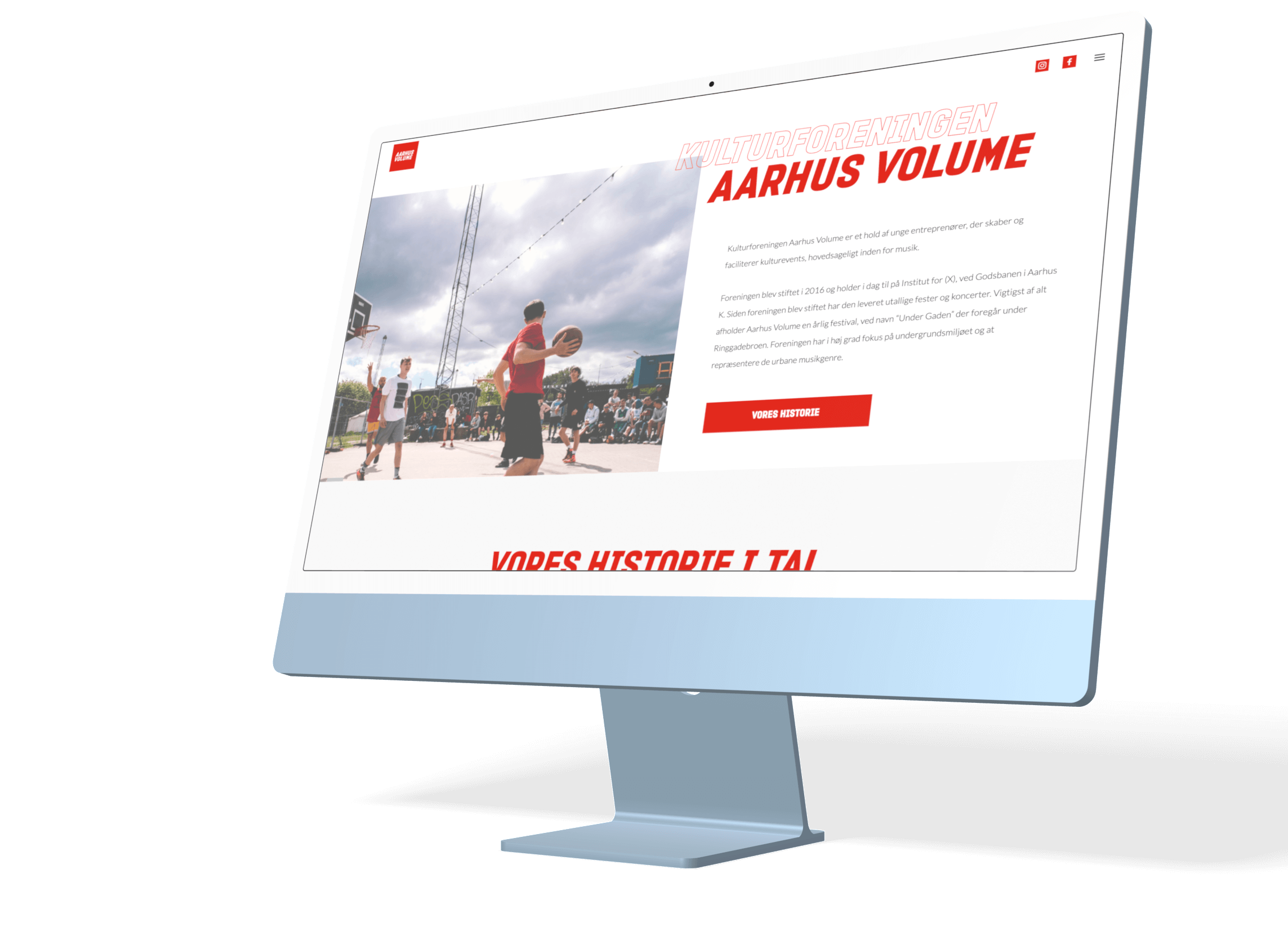 Aarhus Volume case på iMac 24''