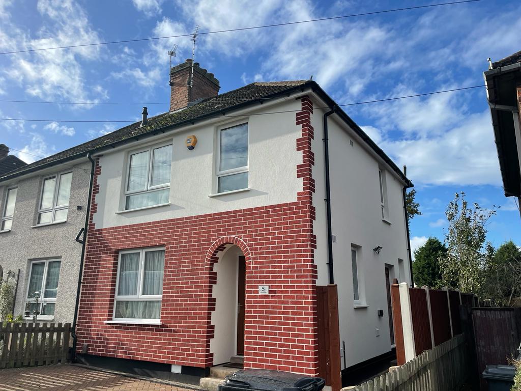 external wall insulation in Leicester PD Rendering