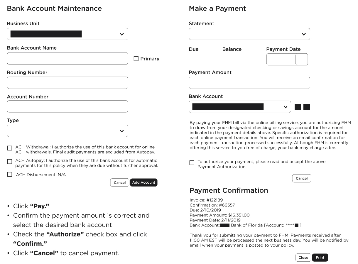 Snapshot of the FHM Connect Portal