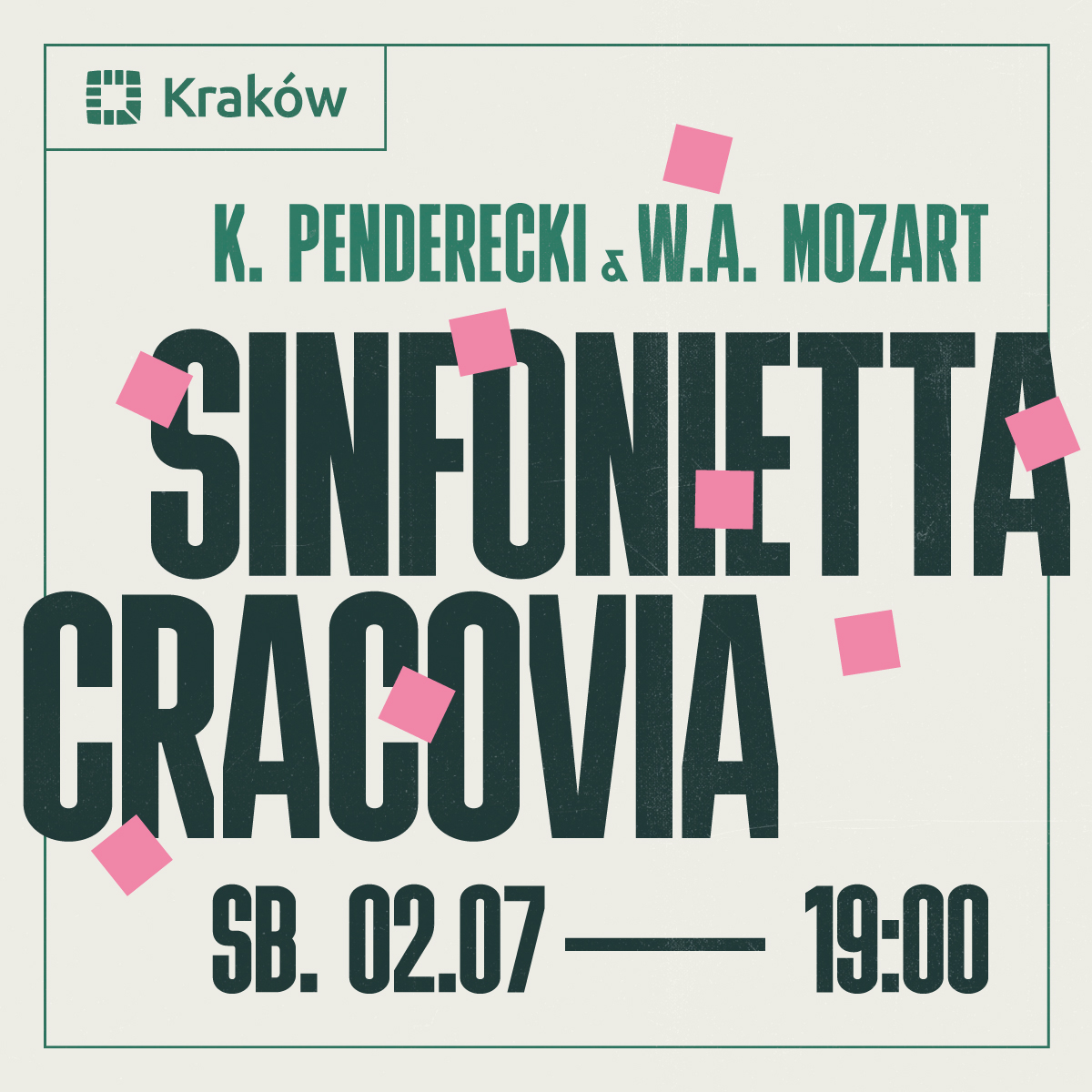 Plakat koncertu z laureatem konkursu Nielsena