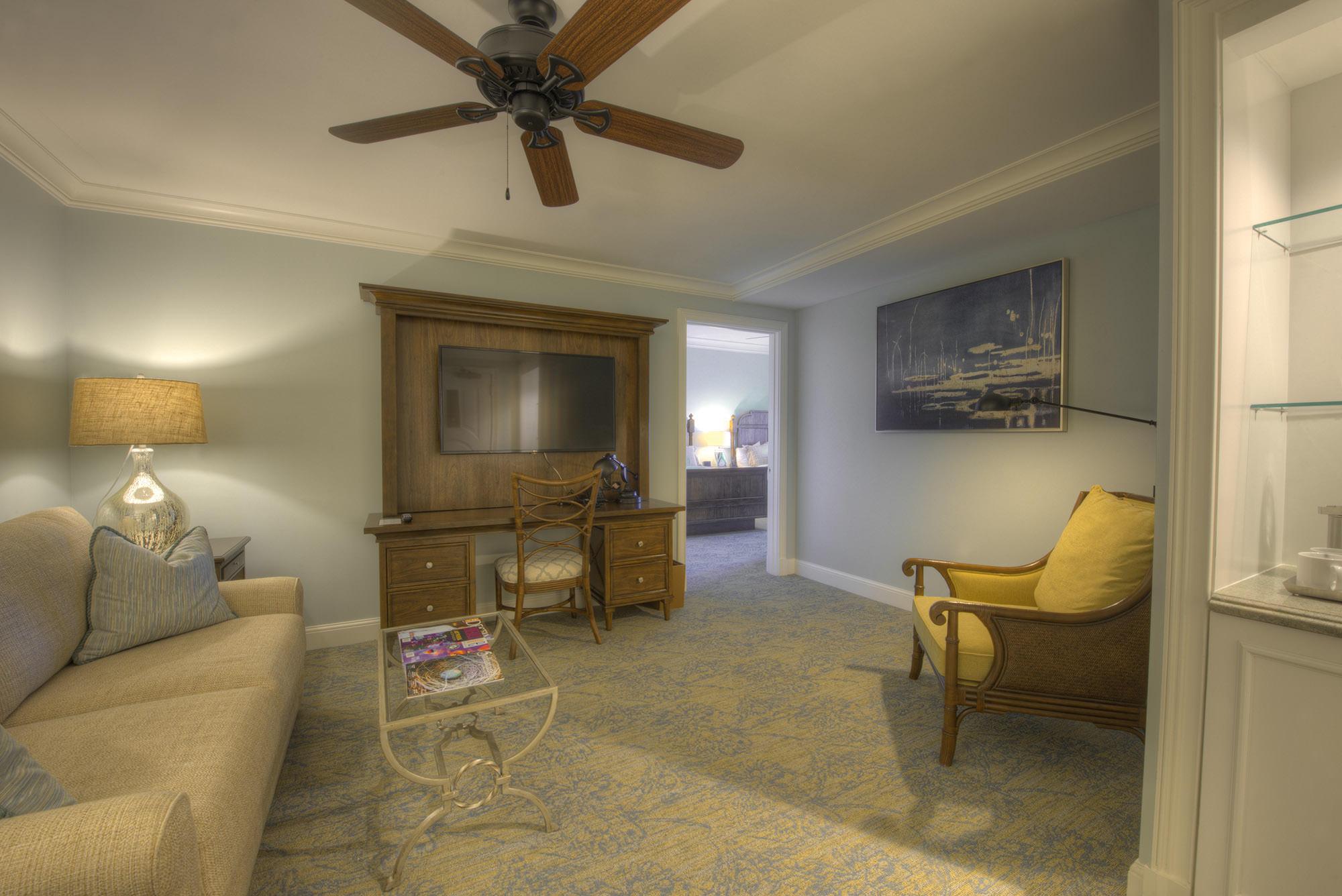 A pool view suite at The Henderson