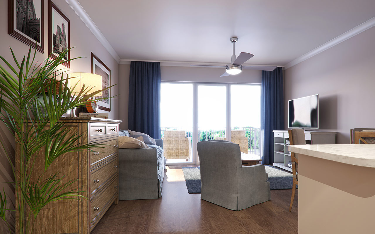 1 Bedroom room with pool access at The Henderson