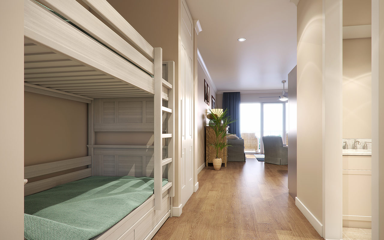 1 Bedroom with scenic 98 view at The Henderson