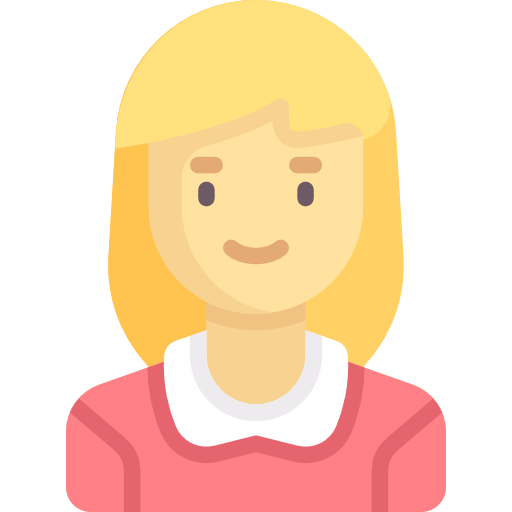 Cute drawing of a Woman