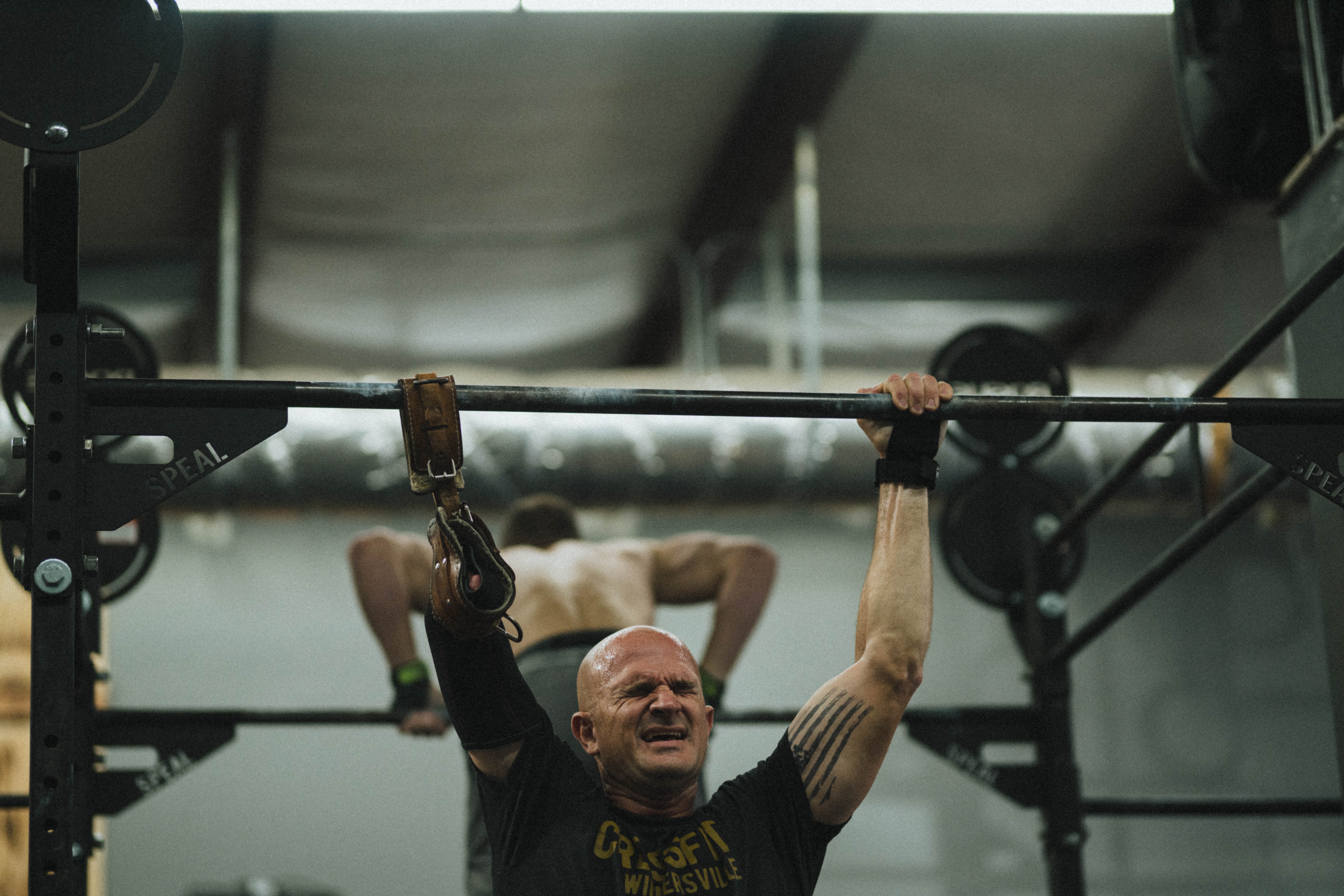 disabled veteran working out