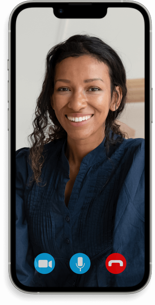 Video chat with a Youper therapist