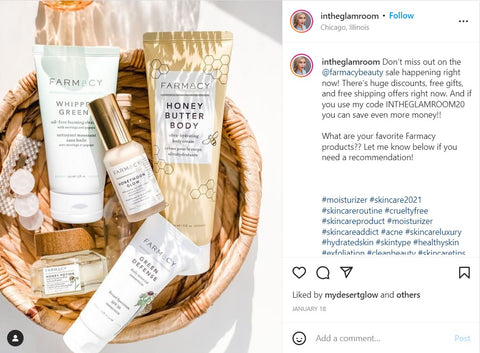 Influencer-management-example-Farmacy