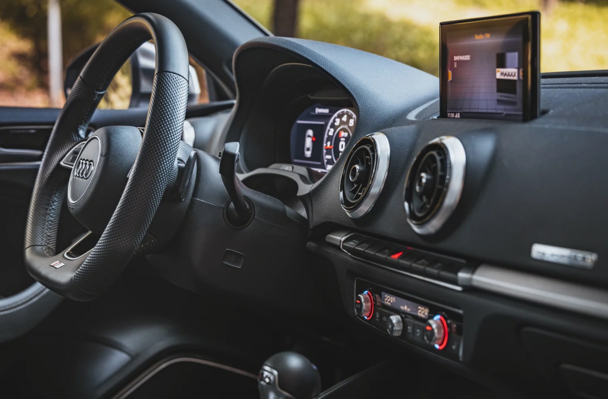 Interior of a car