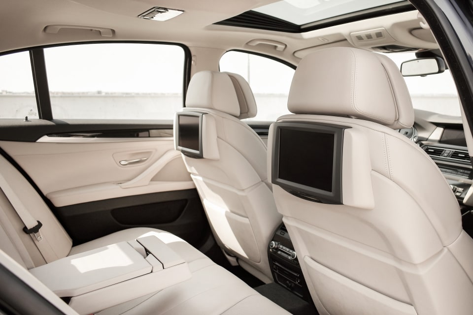 Luxury car from inside