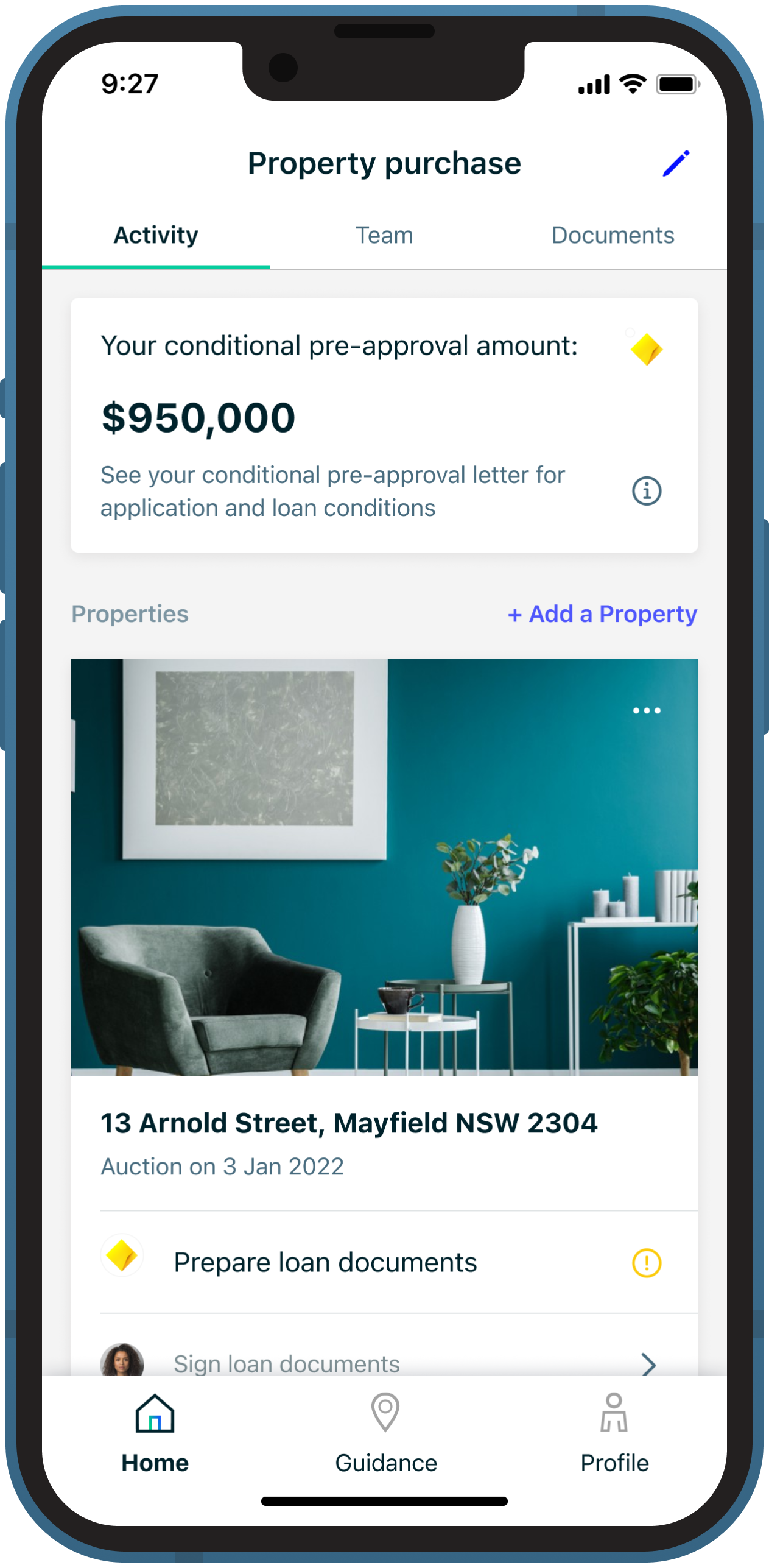 CommBank Home Buyer | Home-in