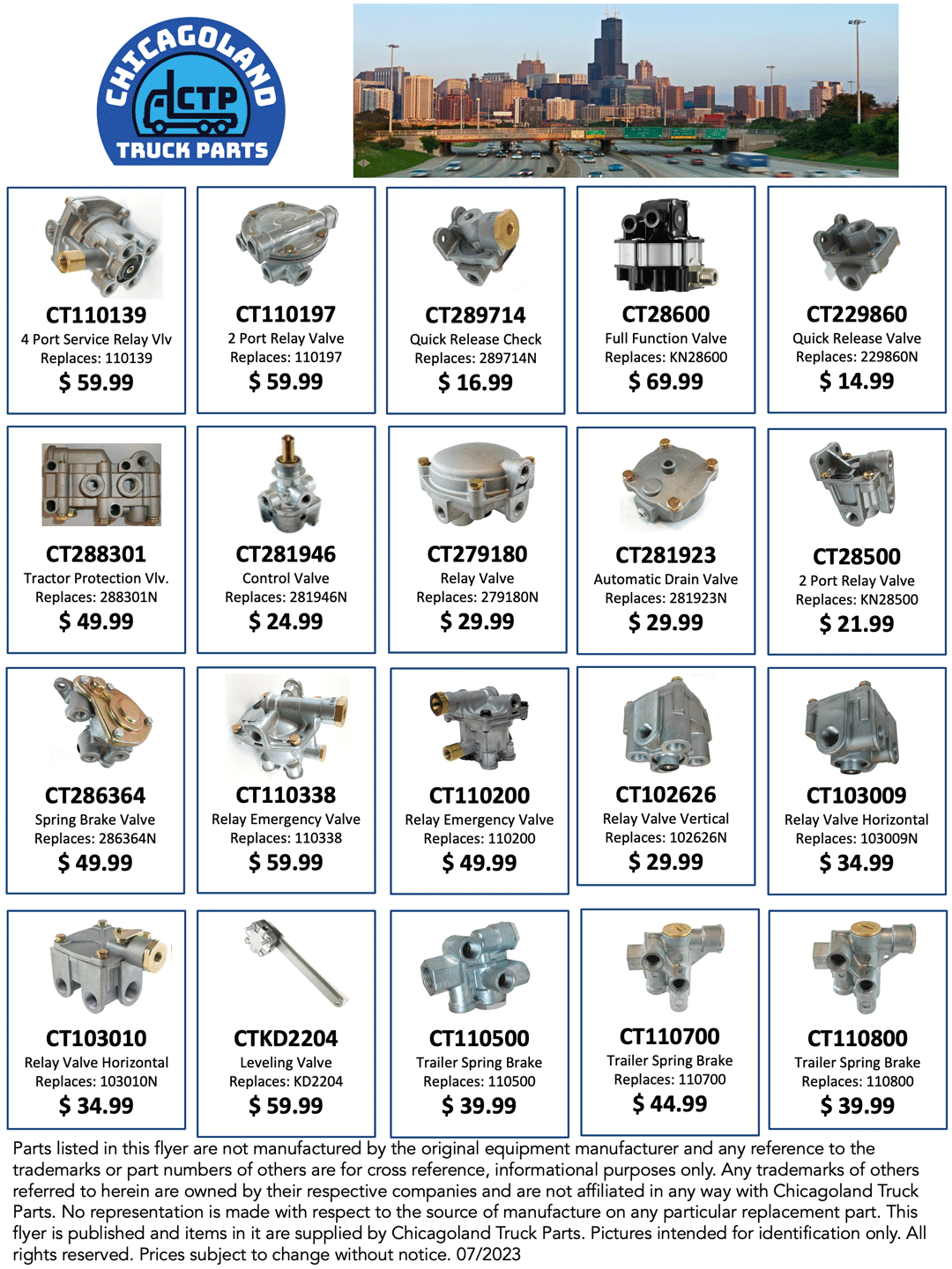 Specials Chicagoland Truck Parts