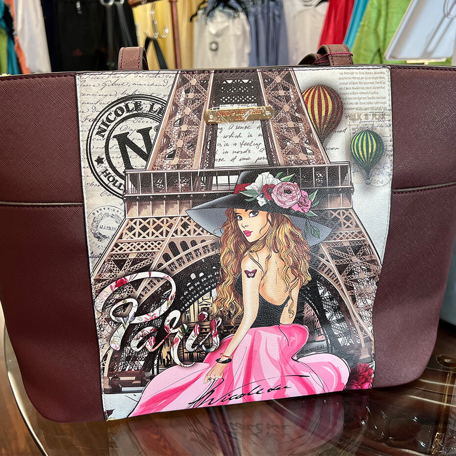 Nicole Lee Paris purse at Malena and Magda's Boutique.