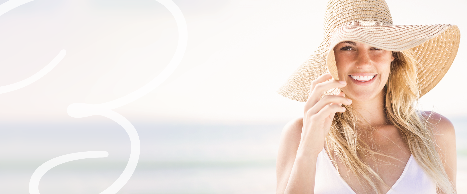 smiling woman with radiant skin 