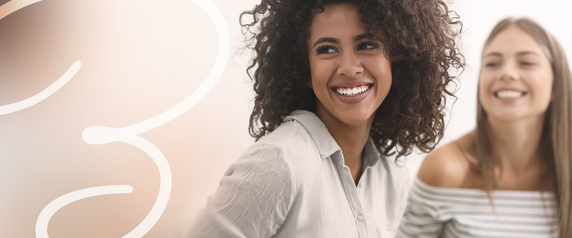 two women without dark circles under their eyes