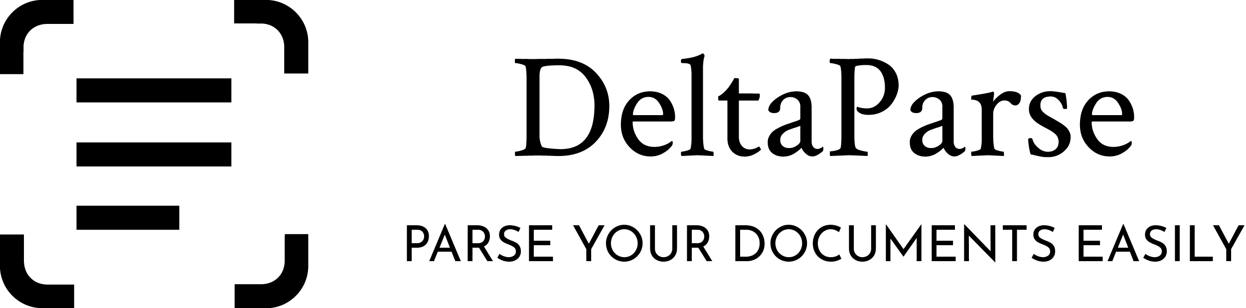 DeltaParse Brand logo