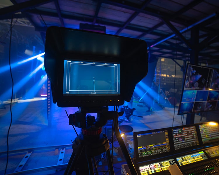 Virtual event studio space