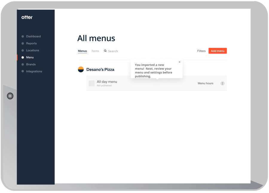 Learn how Otter outperforms alternatives like Olo in order aggregation, POS integration, menu management and more