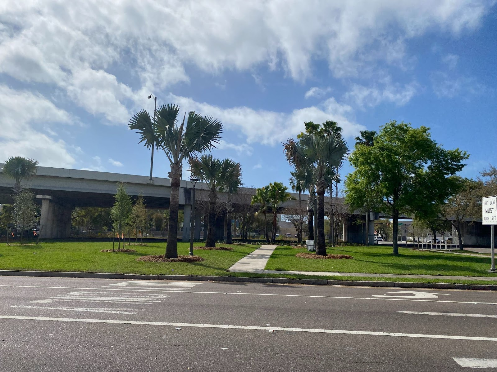 The newly redone landscape view of under 1-375 Park, the development project spearheaded by Apogee.