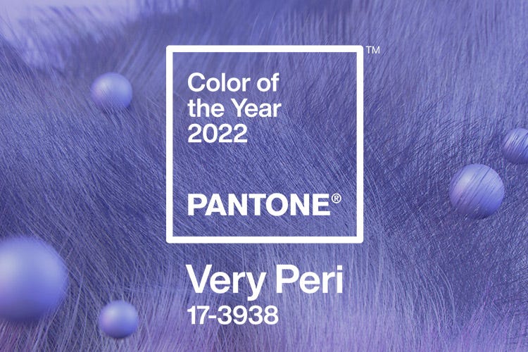 Top 7 business trends in 2022 - PANTONE 17-3938 Very Peri color