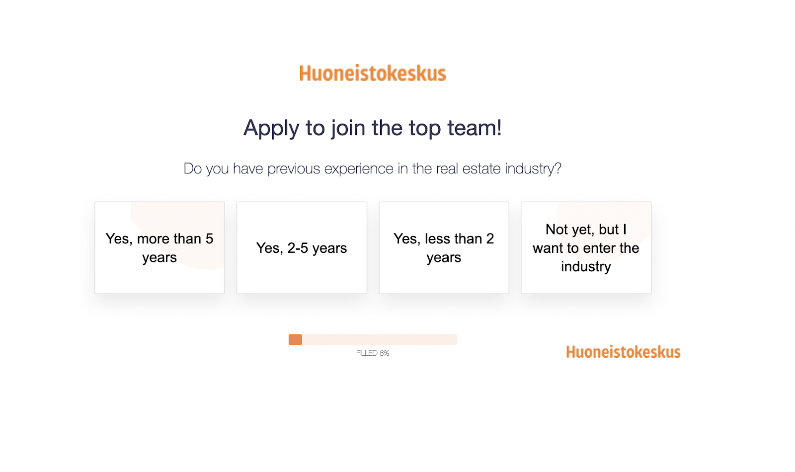 10 real estate conversion ideas to strongly close your 2022- pre-qualify your applicants with a dynamic form (Huoneistokeskus.fi)