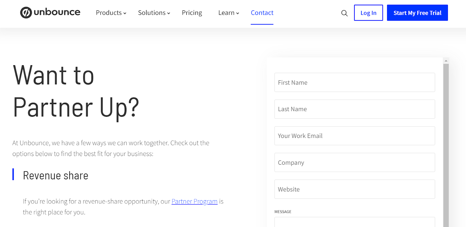 Top 10 SaaS companies you should consider for strategic partnership: Unbounce
