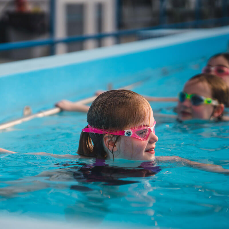 young swimming Students