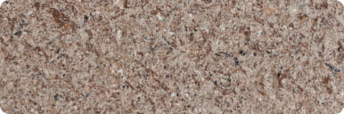 close up of refinishing option "terrain". it is beige with reddish brown and orange speckling