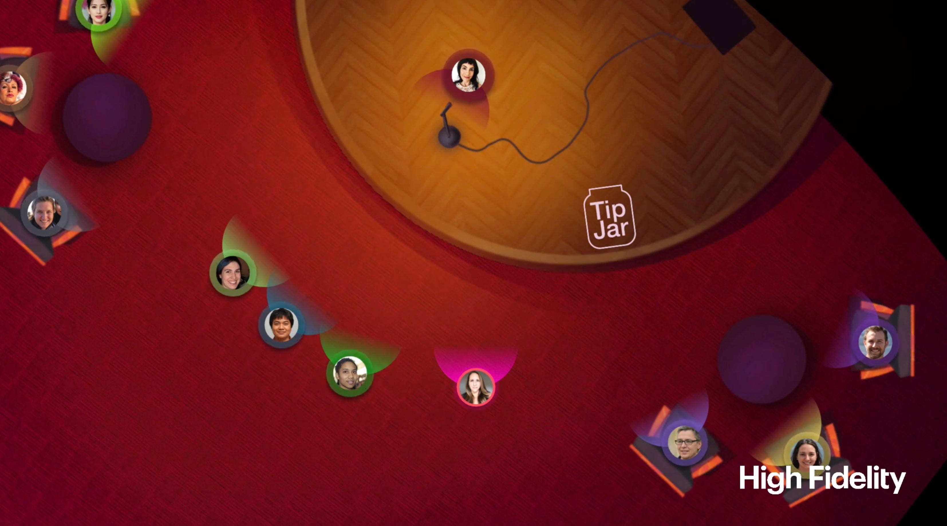 The virtual reality platform High Fidelity also lets you invite up to 20 people for free and mingle around the environment. Its audio technology can spatially orient conversations to make chatting sound more realistic.