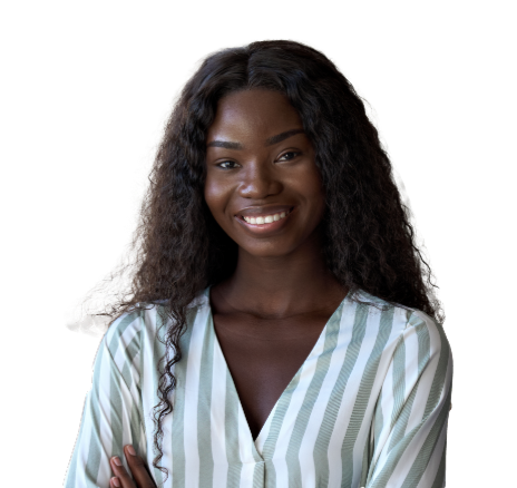 A smiling young women