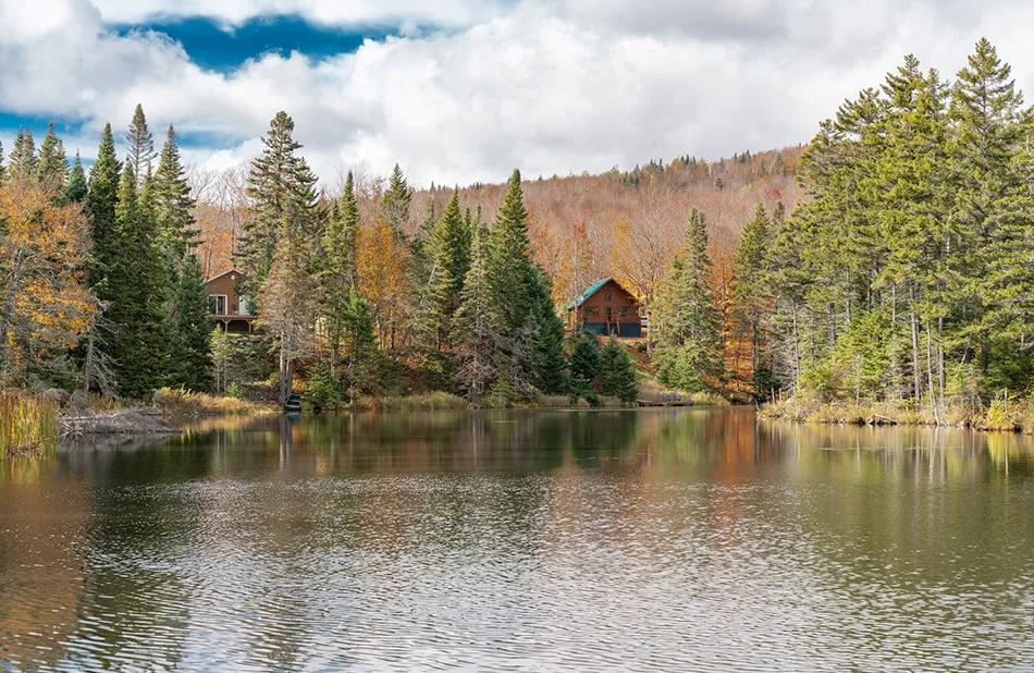 chalet au Canada