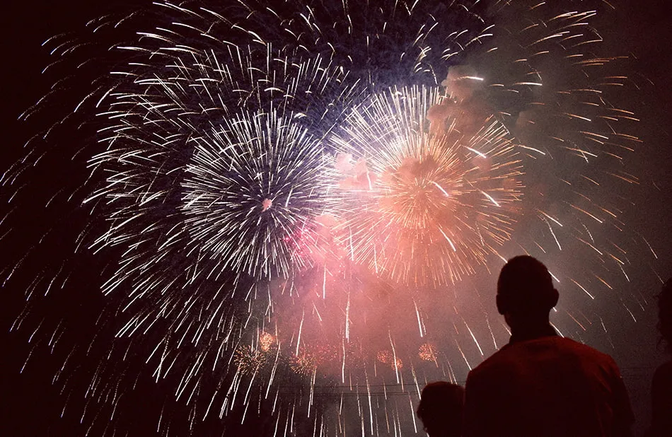 Montréal - feux d'artifice