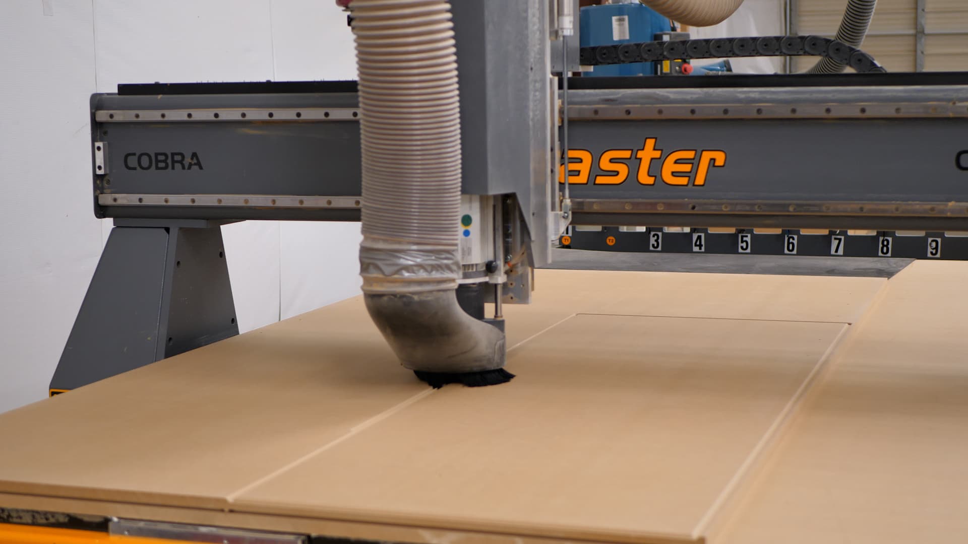 c & c machine creating MDF cabinets