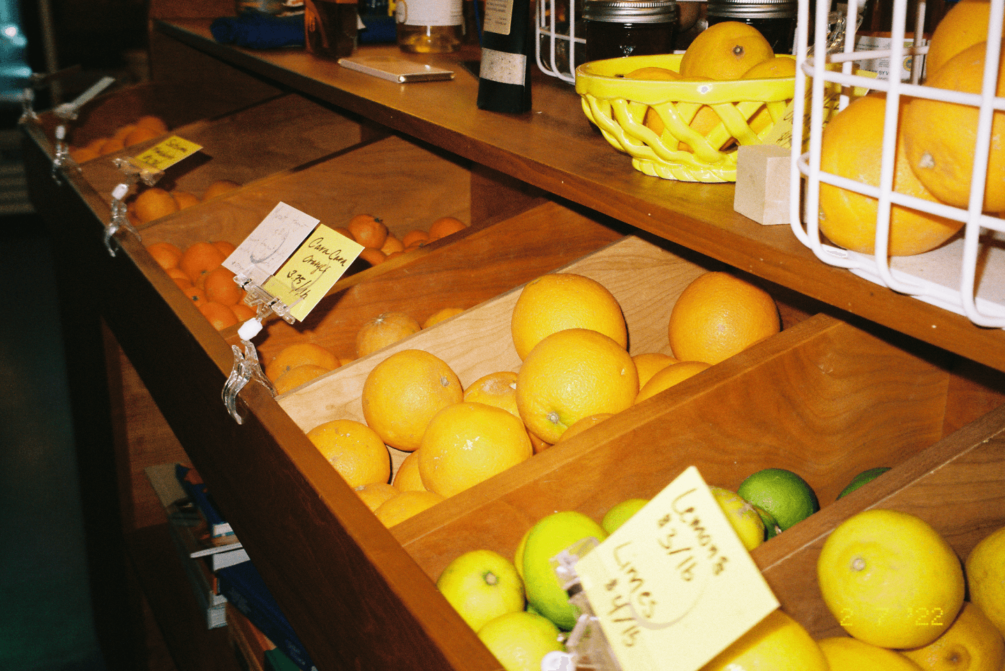 Assorted fruits at the market