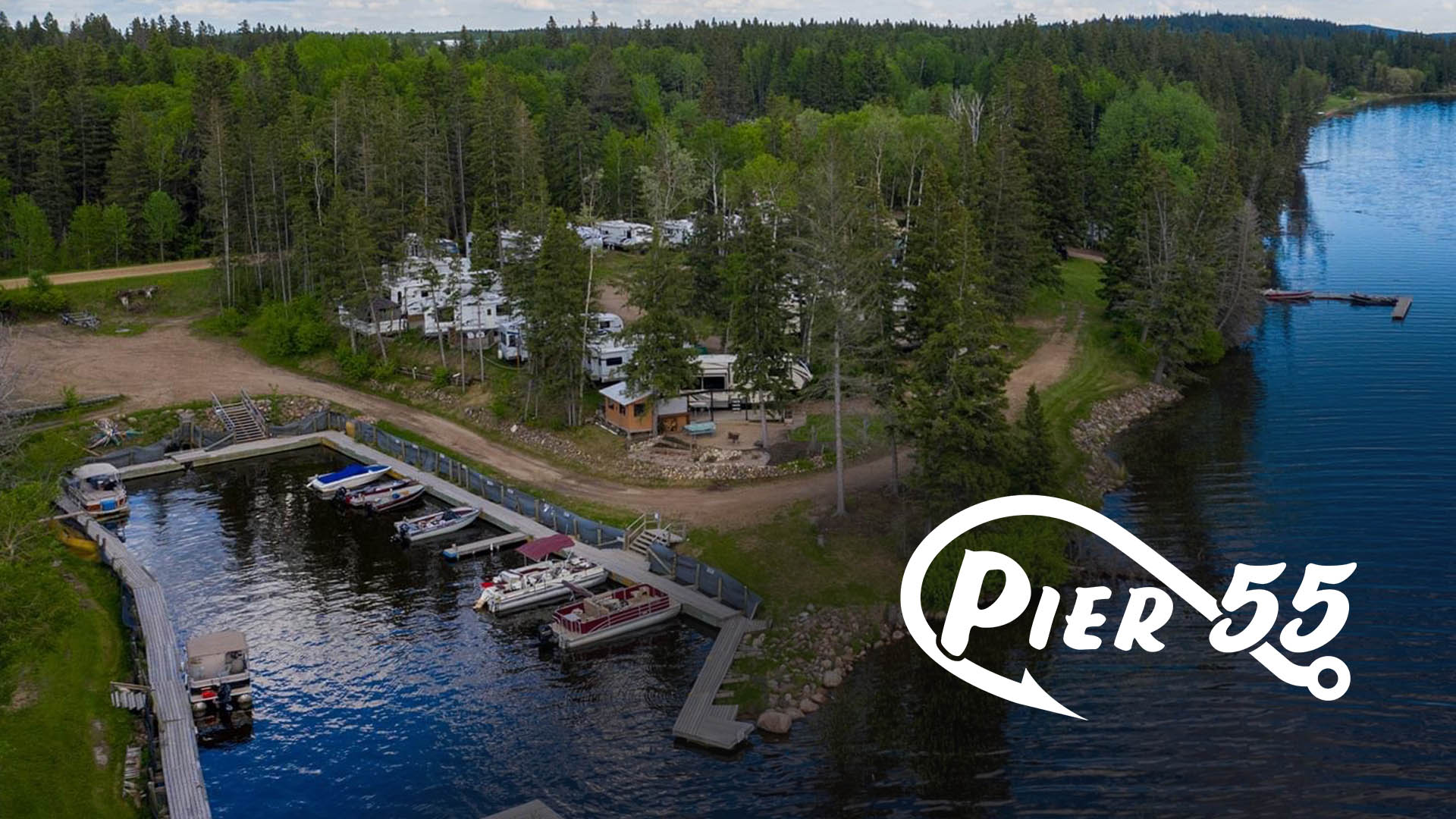 Pier 55 Cowan Lake, Big River, SK Camping, Watersports & More