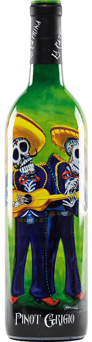 La Catrina Pinot Grigio bottle front view