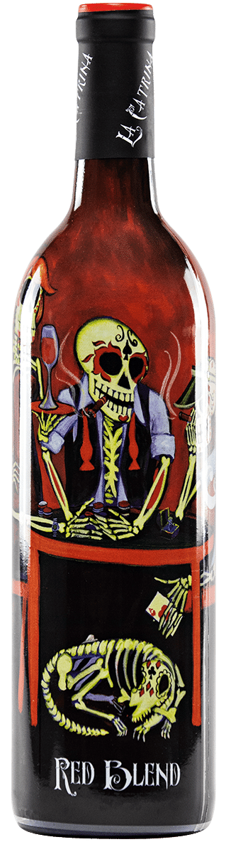 La Catrina Vino Red Blend bottle front view