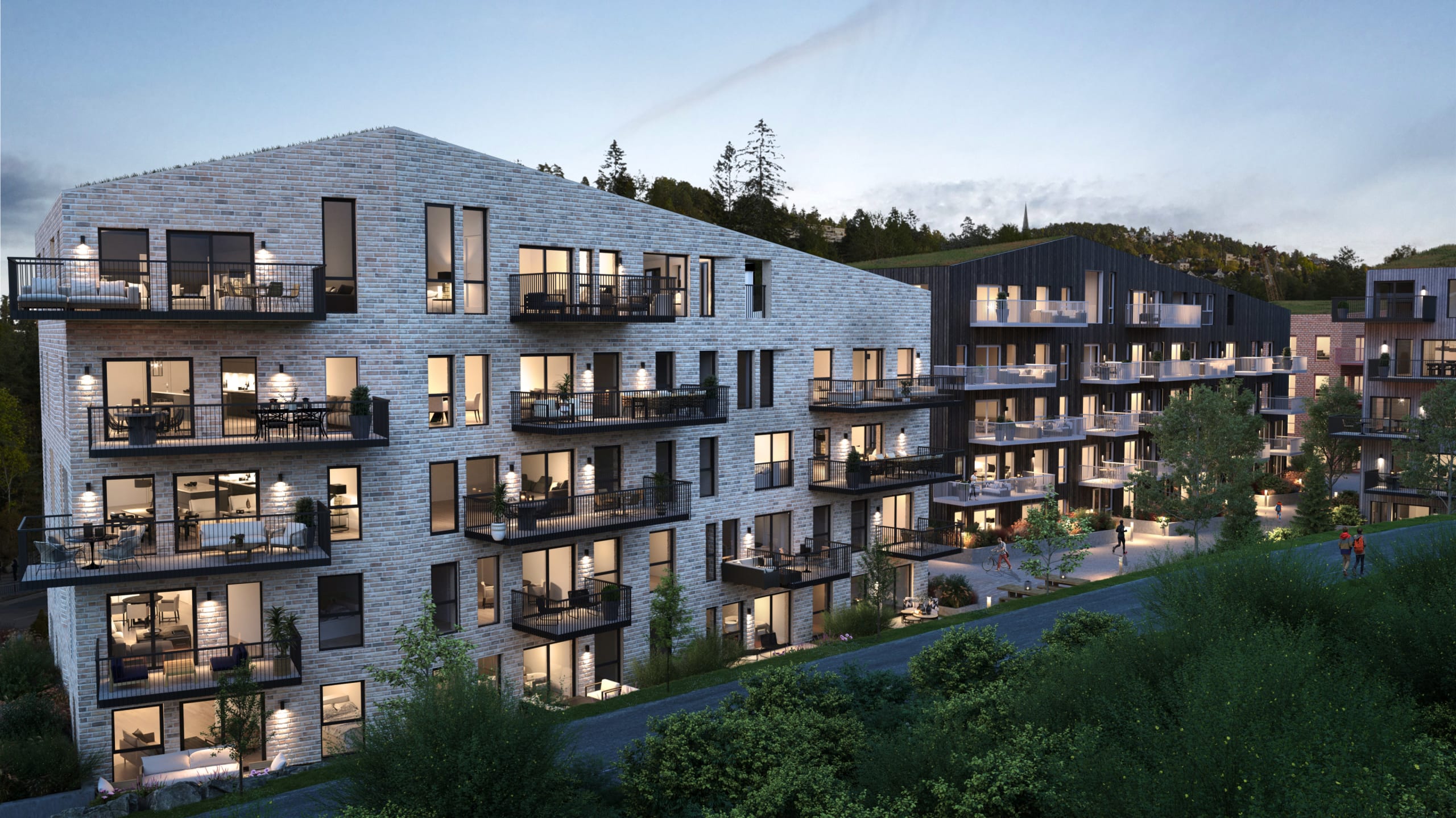 Skolebakken K: one of the apartment buildings Stor-Oslo Eiendom has developed recently
