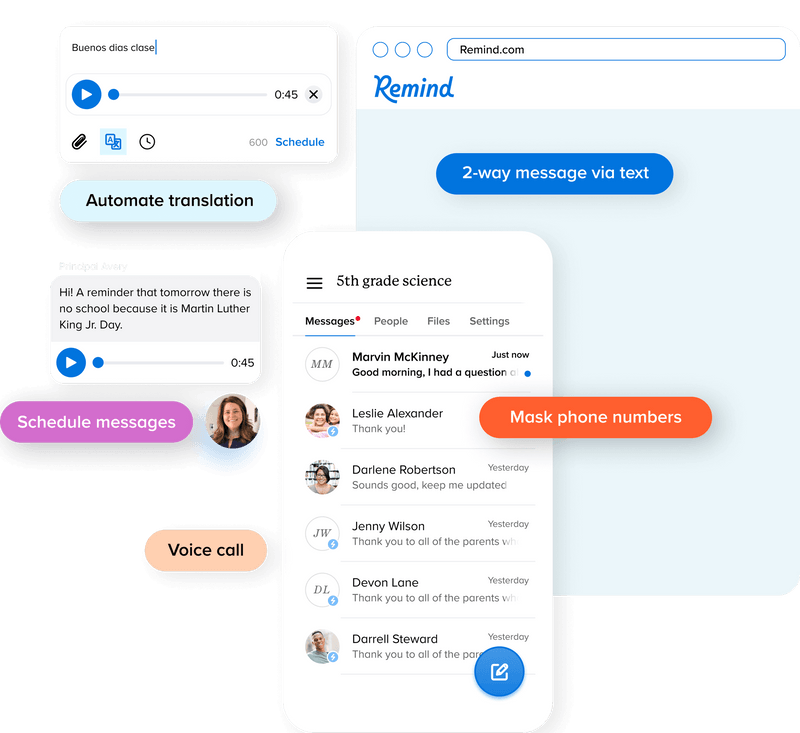Remind Communication Platform for Education