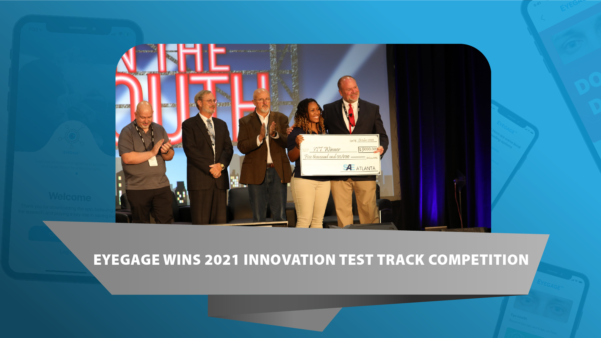 EyeGage Wins the 2021 Innovation Test Track Competition