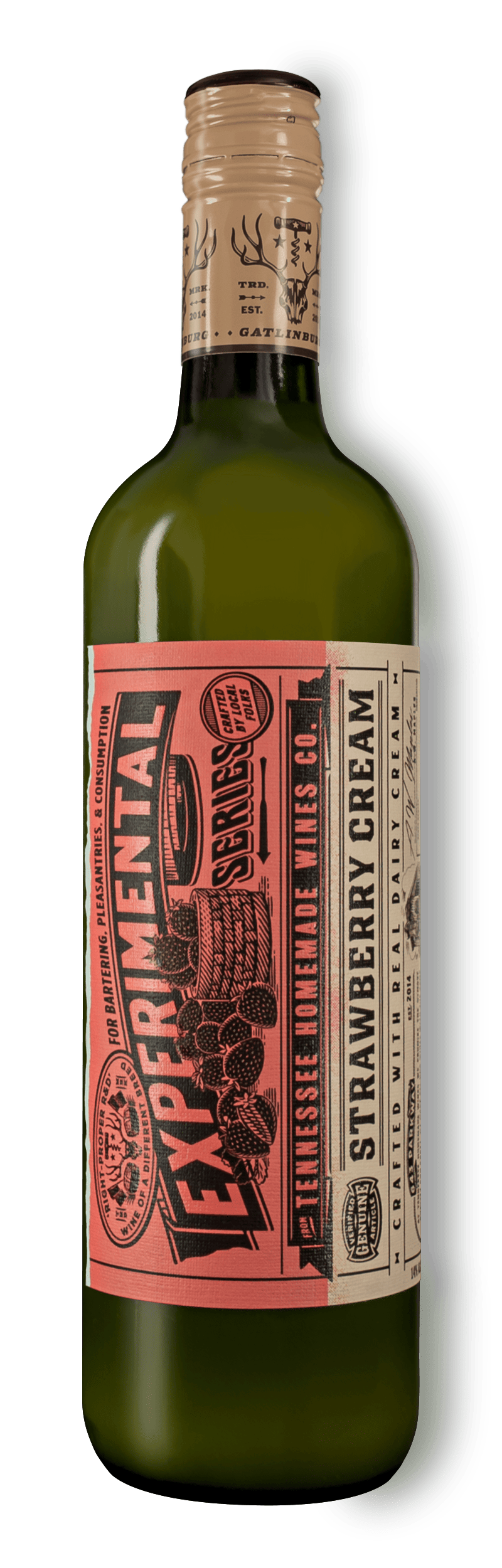 Strawberry Cream Wine - part of the Experimental Series by Tennessee Homemade Wines
