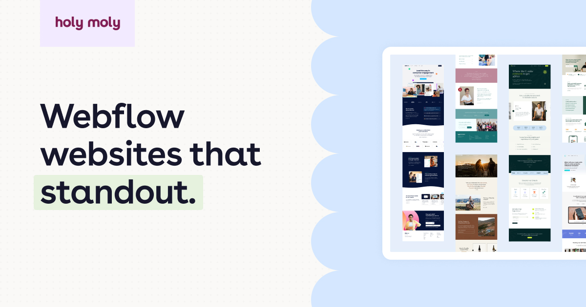 Custom flow sites Holy Moly