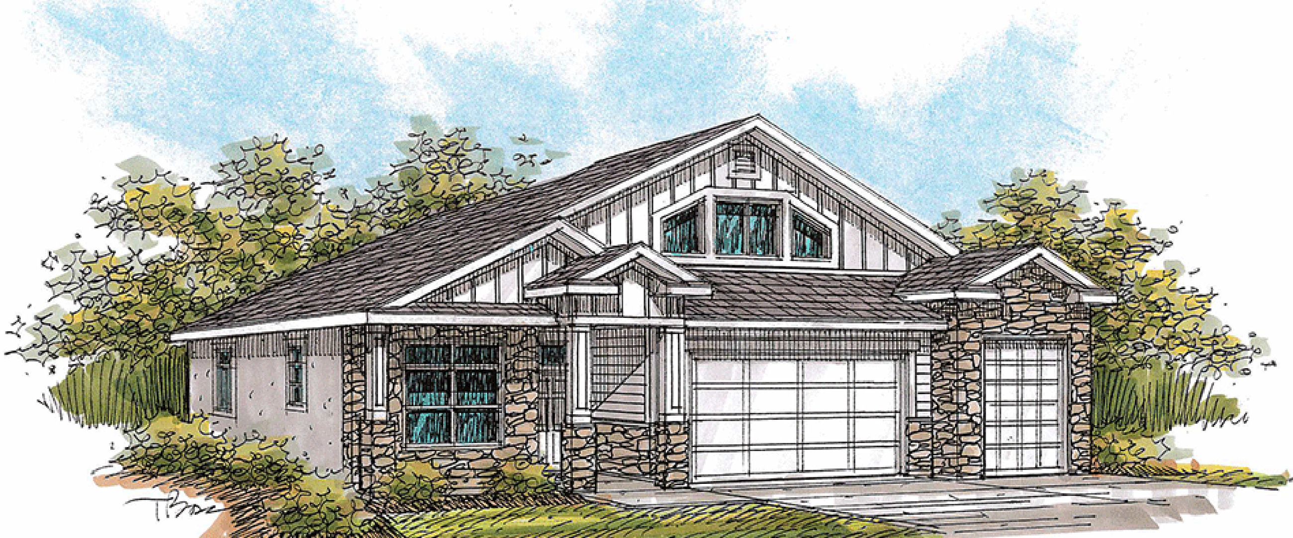 Genoa Patio home plan from Sierra Homes